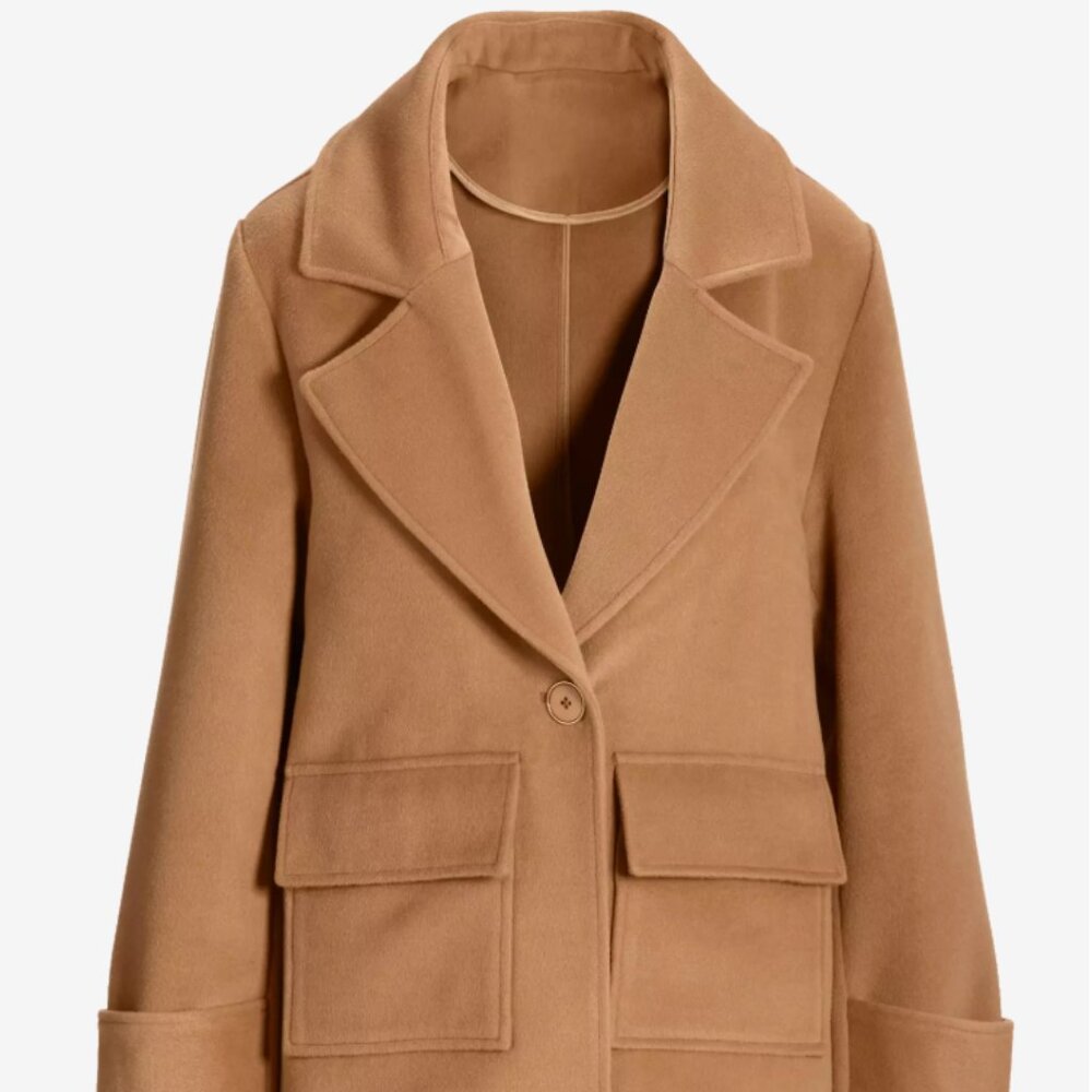 Chic Lady Coat - Tan/Camel